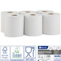 MERIDA CLASSIC MAXI - paper towel in roll, white, 1 -ply, recycled paper, diameter 20 cm, 320 m (6 rolls / pack.)